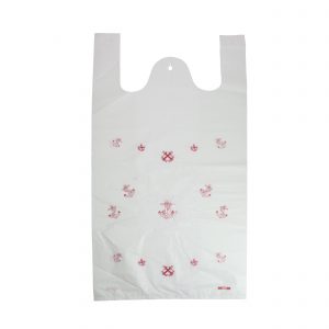 WHITE CAR BAG 18X11.5A+5.5IN, 0.024MM