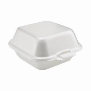 WHITE BURGER BOX 120X115X70MM