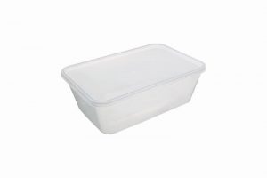800ML PP RECT CONTAINER/LID-SET