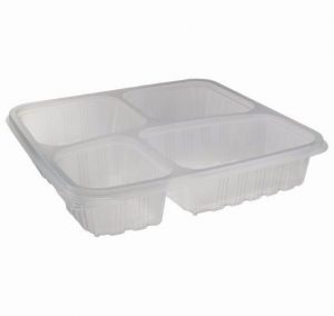 4C PP BENTO TRANSPARENT +/- 27grm, T:0.6M