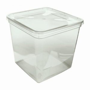 SQ4000FPT CLEAR CONTAINER W LID