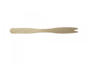 140MM WOODEN FRUIT FORK