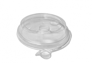 DOME STRAWLESS D90 TRANSPARENT STOPPER LID