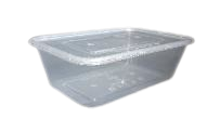640ML RECTANGLE PP FOOD CONTAINER W TF LID