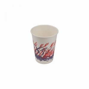 9 OZ PAPER FLORIC CUP