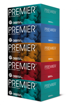 2PLY/200PCS BOX TISSUE PREMIER