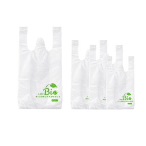 Oxo-HDPE Singlet Carrier Bag