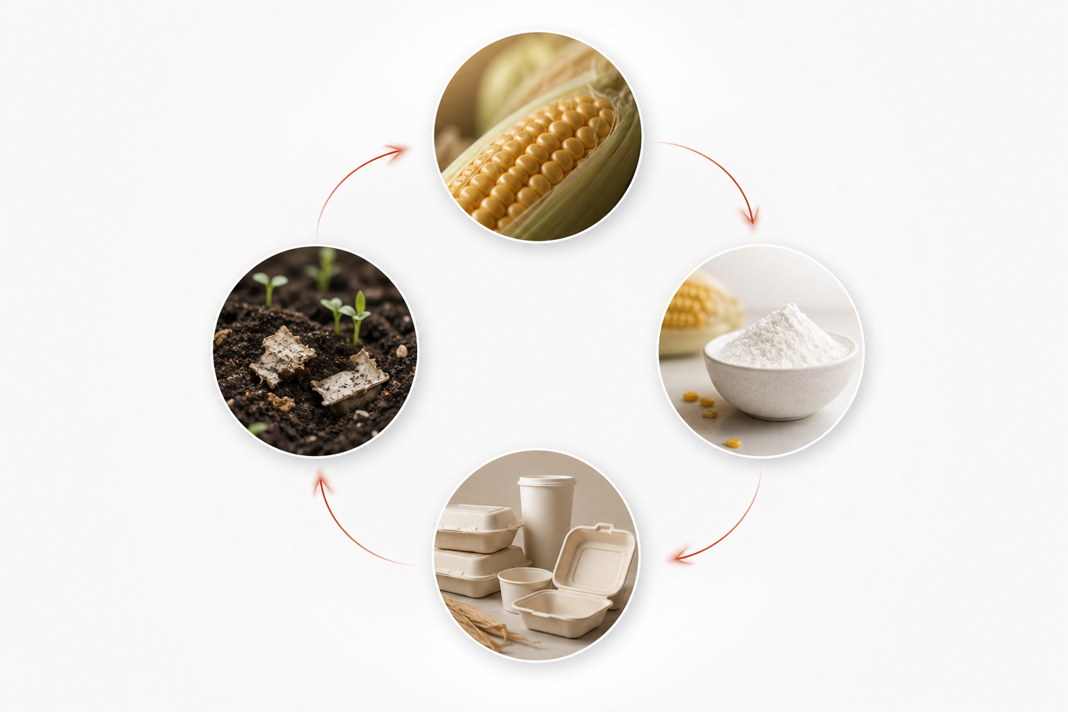 Bio products and recycling process